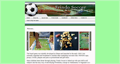 Desktop Screenshot of frindosoccer.com